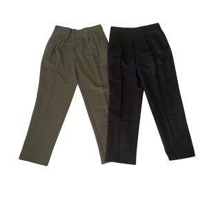 City Streets Men's Bundle 2 Chinos in Black and Olive size 33x30
